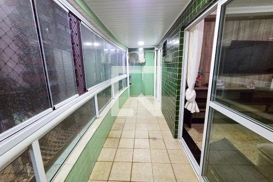 Varanda de apartamento para alugar com 3 quartos, 164m² em Canto do Forte, Praia Grande