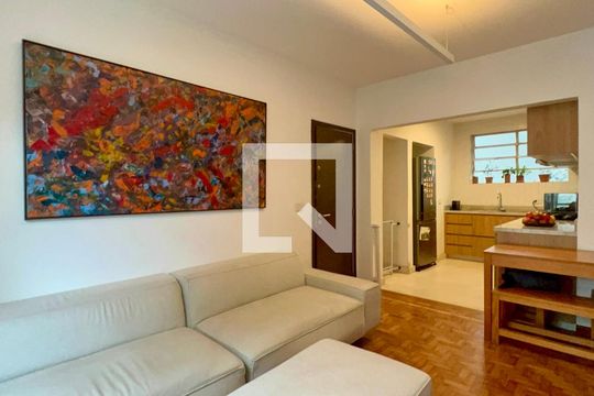 Sala de apartamento à venda com 2 quartos, 77m² em Jardim das Bandeiras, São Paulo