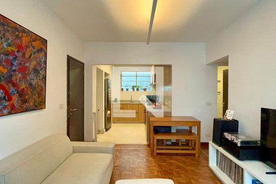 Sala de apartamento à venda com 2 quartos, 77m² em Jardim das Bandeiras, São Paulo