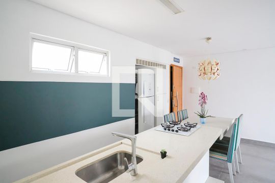 Cozinha de apartamento à venda com 2 quartos, 60m² em Santa Paula, São Caetano do Sul