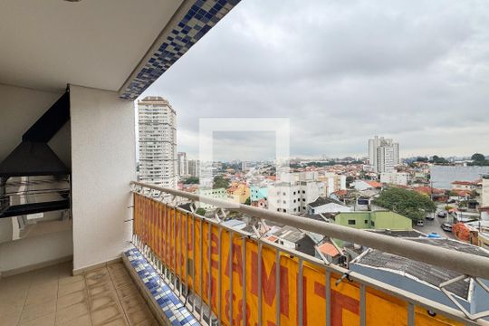 Sacada  de apartamento à venda com 3 quartos, 83m² em Vila Goncalves, São Bernardo do Campo