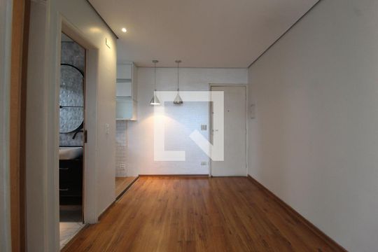 Sala/Cozinha de apartamento à venda com 1 quarto, 28m² em Planalto Paulista, São Paulo