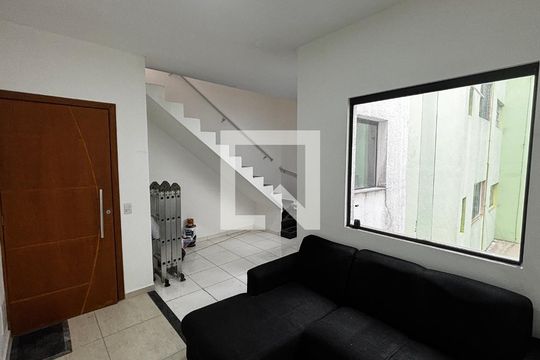 Sala de apartamento à venda com 2 quartos, 94m² em Vila Valparaíso, Santo André