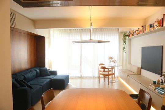 Sala de apartamento à venda com 2 quartos, 72m² em Pompeia, São Paulo
