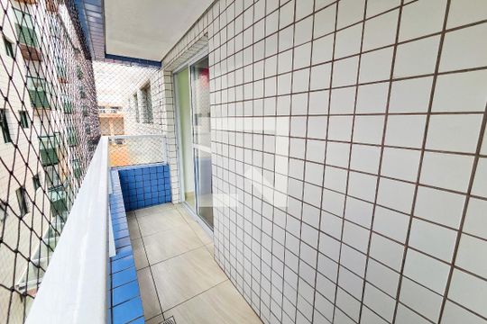Varanda de apartamento para alugar com 1 quarto, 47m² em Aviação, Praia Grande