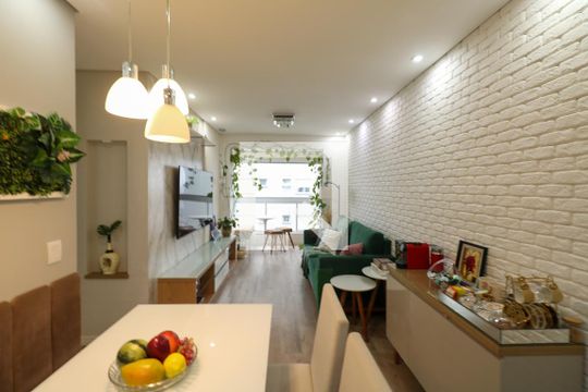 Sala de apartamento à venda com 2 quartos, 55m² em Centro, Diadema