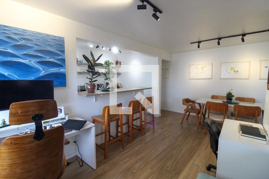Sala de apartamento à venda com 1 quarto, 78m² em Jaguaré, São Paulo