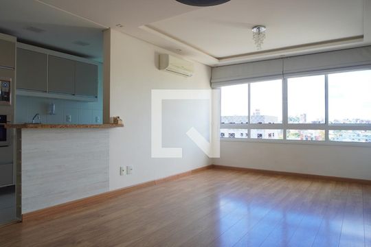 Sala  de apartamento à venda com 2 quartos, 70m² em R, Porto Alegre