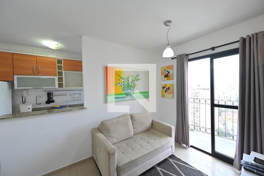 Sala de apartamento para alugar com 1 quarto, 36m² em Vila Monte Alegre, São Paulo