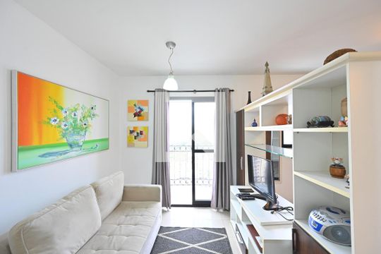 Sala de apartamento para alugar com 1 quarto, 36m² em Vila Monte Alegre, São Paulo
