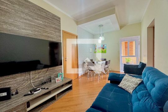 Sala de apartamento à venda com 2 quartos, 56m² em Jardim Nova Taboao, Guarulhos