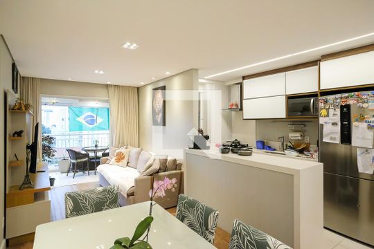 Sala de apartamento à venda com 3 quartos, 87m² em Jardim São Caetano , São Caetano do Sul