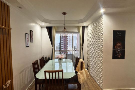 Sala - Sala de Jantar de apartamento à venda com 3 quartos, 73m² em Jardim do Estádio, Santo André