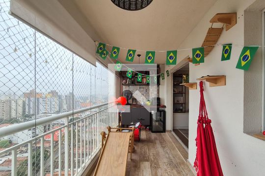 Varanda da Sala de apartamento à venda com 3 quartos, 104m² em Centro, São Bernardo do Campo