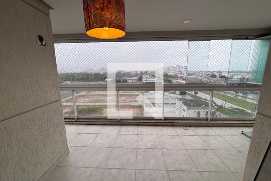 Varanda de apartamento para alugar com 2 quartos, 75m² em Recreio dos Bandeirantes, Rio de Janeiro