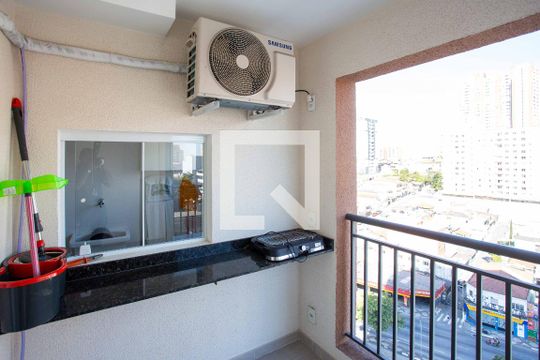 Varanda gourmet de apartamento à venda com 2 quartos, 56m² em Centro, Diadema