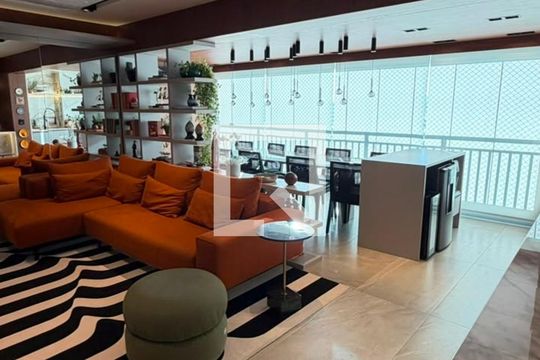 Sala de apartamento à venda com 3 quartos, 106m² em Vila Anastácio, São Paulo