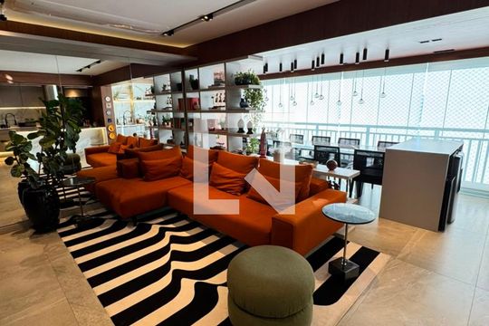 Sala de apartamento à venda com 3 quartos, 106m² em Vila Anastácio, São Paulo