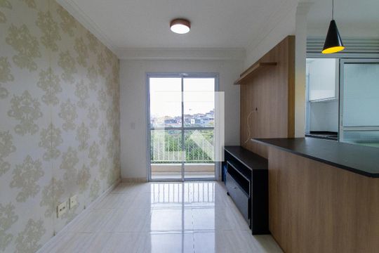 Sala de apartamento para alugar com 2 quartos, 48m² em Chácara Granja Velha, Cotia