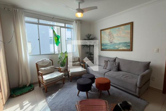 Sala de apartamento à venda com 3 quartos, 140m² em Nova Granada, Belo Horizonte