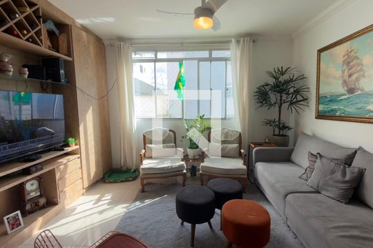 Sala de apartamento à venda com 3 quartos, 140m² em Nova Granada, Belo Horizonte