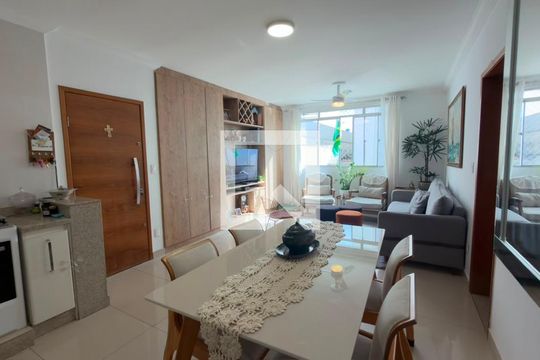 Sala de apartamento à venda com 3 quartos, 140m² em Nova Granada, Belo Horizonte