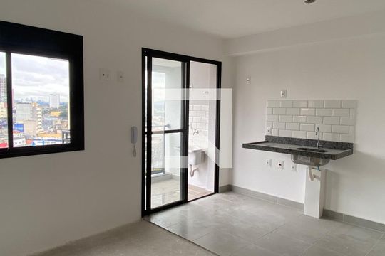 Quarto - Cozinha de kitnet/studio para alugar com 1 quarto, 25m² em Centro, Osasco