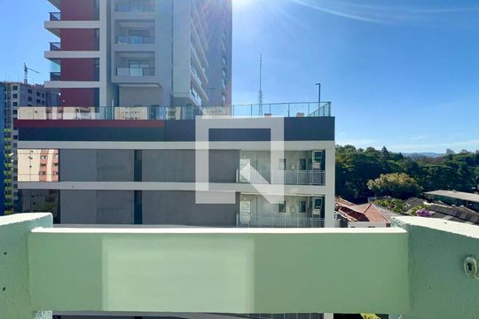 Varanda da sala de apartamento para alugar com 1 quarto, 40m² em Pinheiros, São Paulo