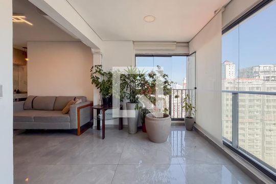 Sala  de apartamento para alugar com 1 quarto, 41m² em Liberdade, São Paulo