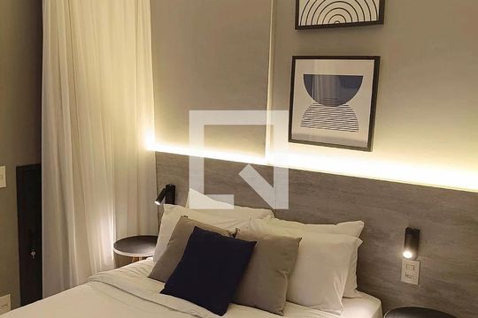 Sala/Quarto de kitnet/studio para alugar com 1 quarto, 26m² em Perdizes, São Paulo