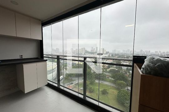 Varanda da Sala de apartamento para alugar com 2 quartos, 65m² em Tamboré, Barueri