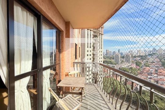 Sacada de apartamento à venda com 3 quartos, 87m² em Santo Amaro, São Paulo