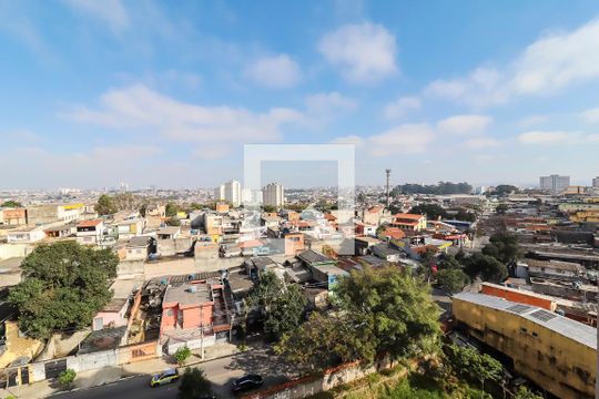 Vista da Sala/Cozinha de apartamento à venda com 2 quartos, 32m² em Vila Nova Curuca, São Paulo