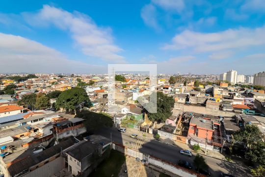 Vista da Sala/Cozinha de apartamento à venda com 2 quartos, 32m² em Vila Nova Curuca, São Paulo