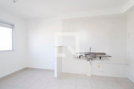 Sala/Cozinha de apartamento à venda com 2 quartos, 32m² em Vila Nova Curuca, São Paulo