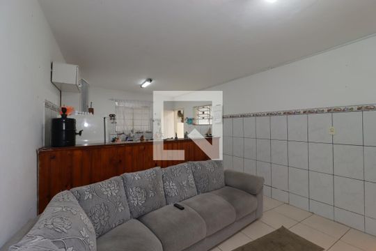 Sala da Casa 1 de casa para alugar com 3 quartos, 340m² em Jardim Santo André, Santo André