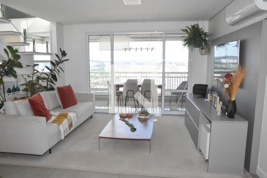 Sala de apartamento à venda com 3 quartos, 229m² em Retiro, Jundiaí