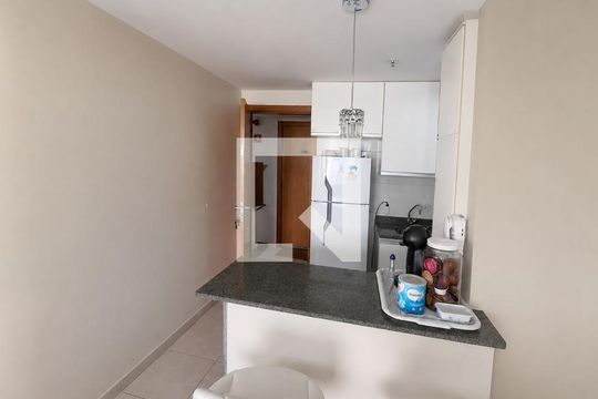 Cozinha/Área de serviço de apartamento para alugar com 1 quarto, 40m² em Águas Claras, Brasília