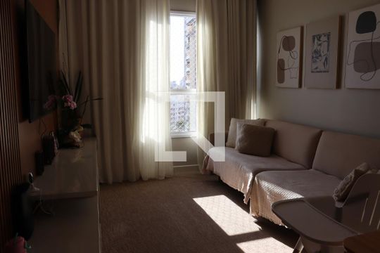 Sala de apartamento à venda com 3 quartos, 100m² em Setor Bueno, Goiânia