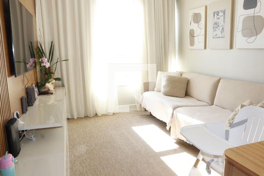 Sala de apartamento à venda com 3 quartos, 100m² em Setor Bueno, Goiânia
