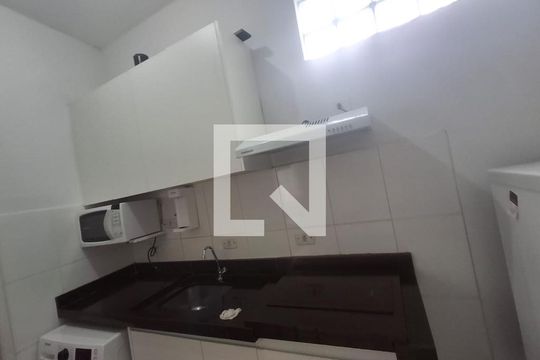 Cozinha americana de kitnet/studio para alugar com 1 quarto, 21m² em Brás, São Paulo