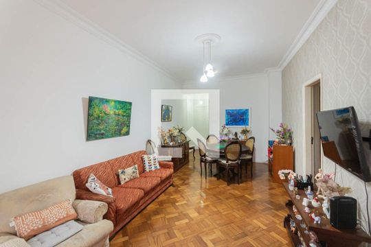 Sala de apartamento à venda com 3 quartos, 122m² em Tijuca, Rio de Janeiro