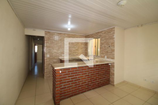 Sala / Cozinha de casa para alugar com 2 quartos, 45m² em Vila Barbosa, São Paulo