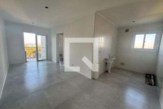 Sala de apartamento para alugar com 2 quartos, 57m² em Rondônia, Novo Hamburgo
