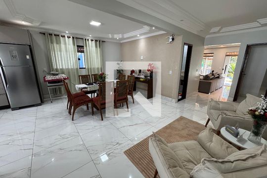 Sala 2 de casa à venda com 4 quartos, 560m² em Setor Habitacional Vicente Pires, Brasília