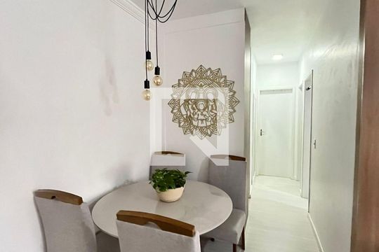 Sala de apartamento à venda com 2 quartos, 47m² em Residencial Cosmos, Campinas