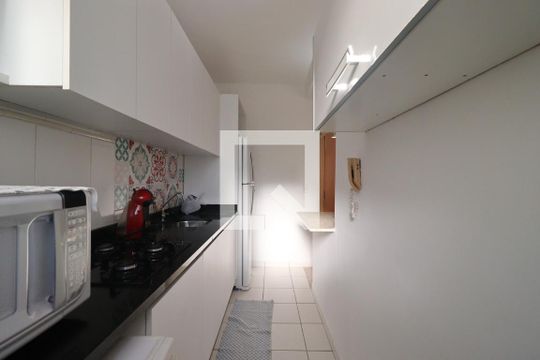 Cozinha de apartamento para alugar com 2 quartos, 47m² em Nova Aliança, Ribeirão Preto
