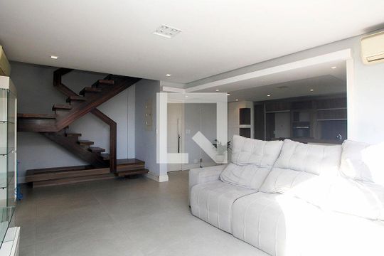 Sala 1 de apartamento à venda com 3 quartos, 289m² em Menino Deus, Porto Alegre