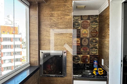 Sala - Sala de Jantar Varanda de apartamento à venda com 2 quartos, 61m² em Casa Branca, Santo André