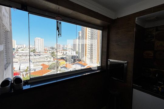 Sala - Sala de Jantar Varanda de apartamento à venda com 2 quartos, 61m² em Casa Branca, Santo André